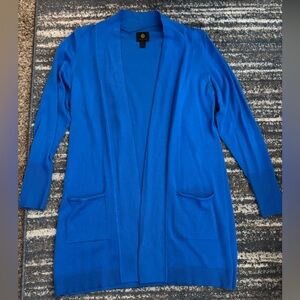 JM Collection Royal Blue Cardigan